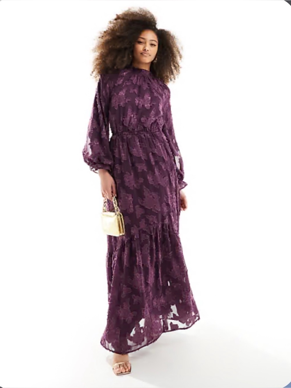 ASOS Design Plum Dress